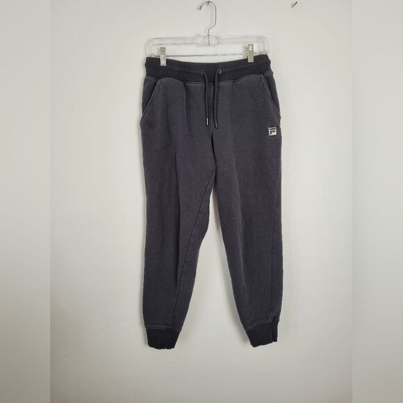 FILA Bundle of Two Sweatpants Gray Black Cozy Loungewear Sporty Athleisure Small - Picture 9 of 15